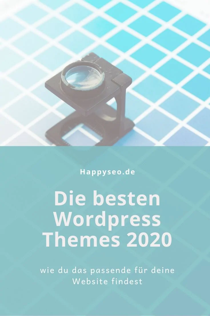 Die besten WordPress Themes 2020 Pinterest Pin Bild